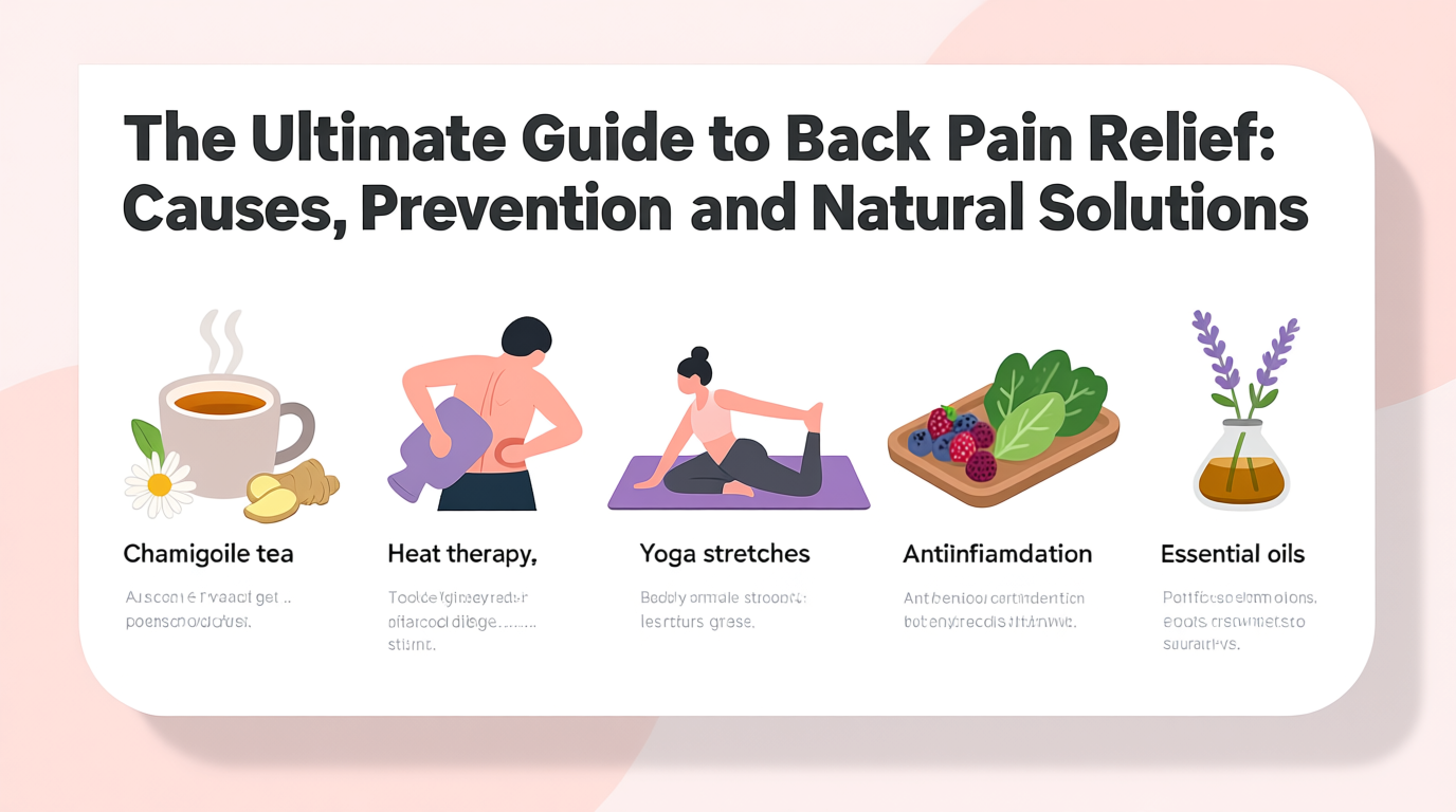 The Ultimate Guide to Back Pain Relief: Causes, Prevention, and Natural Solutions